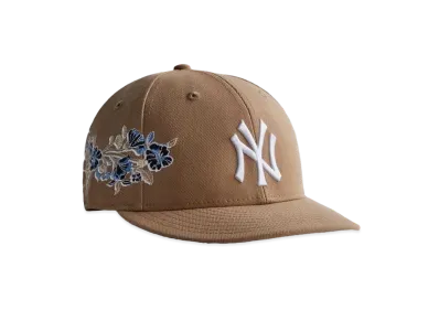 Kith x New Era x New York Yankees Floral Low Profile Fitted "Beige"