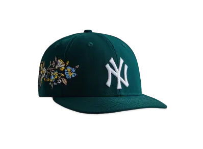 Kith x New Era x New York Yankees Floral Low Profile Fitted "Green"