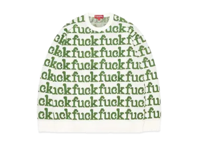 Supreme Fuck Sweater "White"