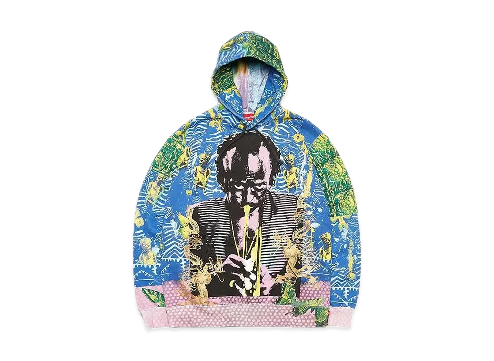 Supreme Miles Davis Hooded Sweatshirt "Blue"