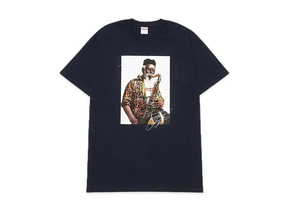 シュプリーム ファラオ サンダース Tシャツ "ネイビー"