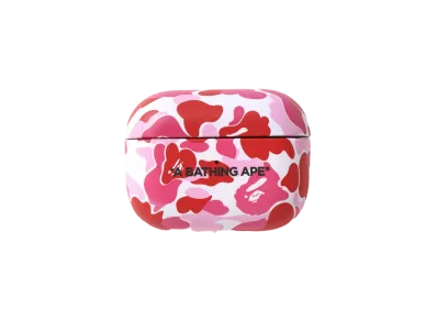 A BATHING APE ABC CAMO AIRPODS PRO CASE "Pink"