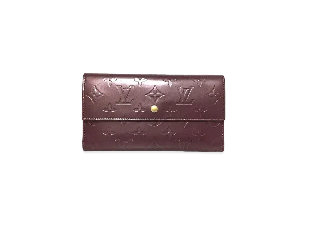 Louis Vuitton Porte Tresor International Monogram Matte "Violet"
