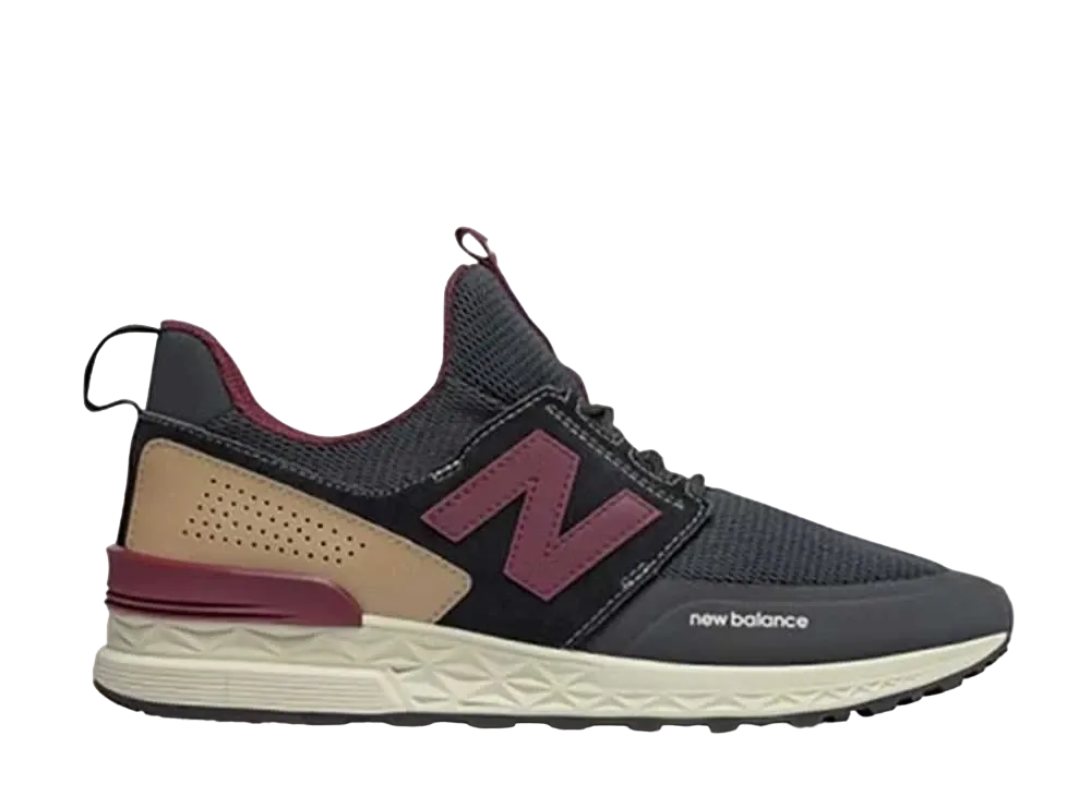 New Balance 574 Sport "Decon Black Burgundy"