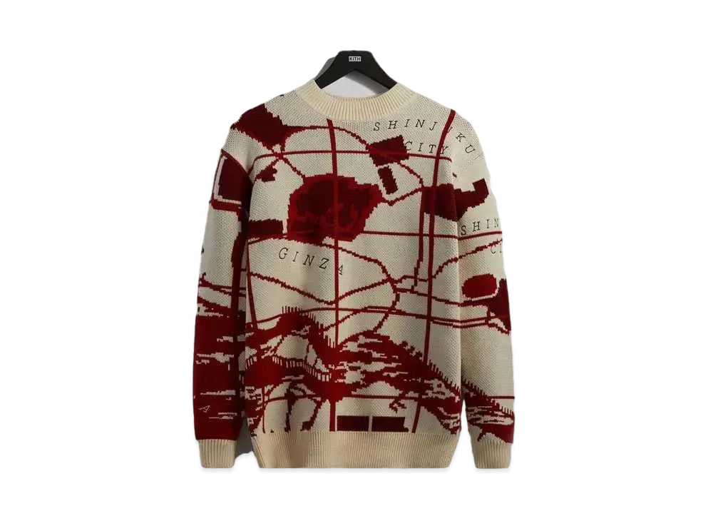 Kith Tokyo Atlas Crewneck "Sandrift"