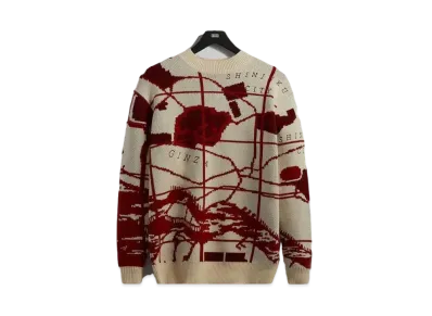 Kith Tokyo Atlas Crewneck "Sandrift"