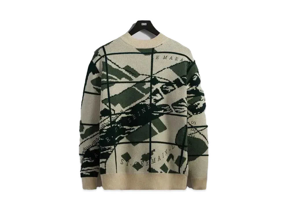 Kith Paris Atlas Crewneck "Sandrift"