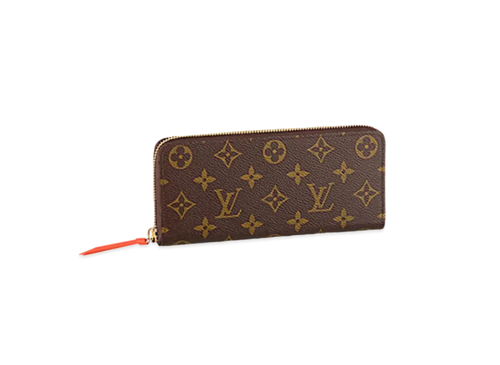 Louis Vuitton Clemence Wallet Monogram "Poppy Petal"