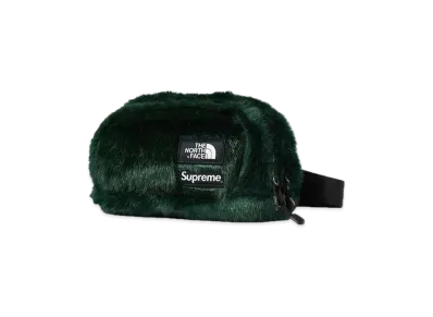 Supreme x The North Face Faux Fur Waist Bag "Green" NM82093I / NF0A5G87