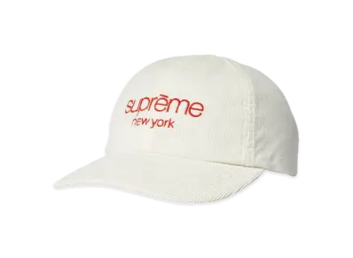 Supreme GORE-TEX Corduroy Classic Logo 6-Panel "White"