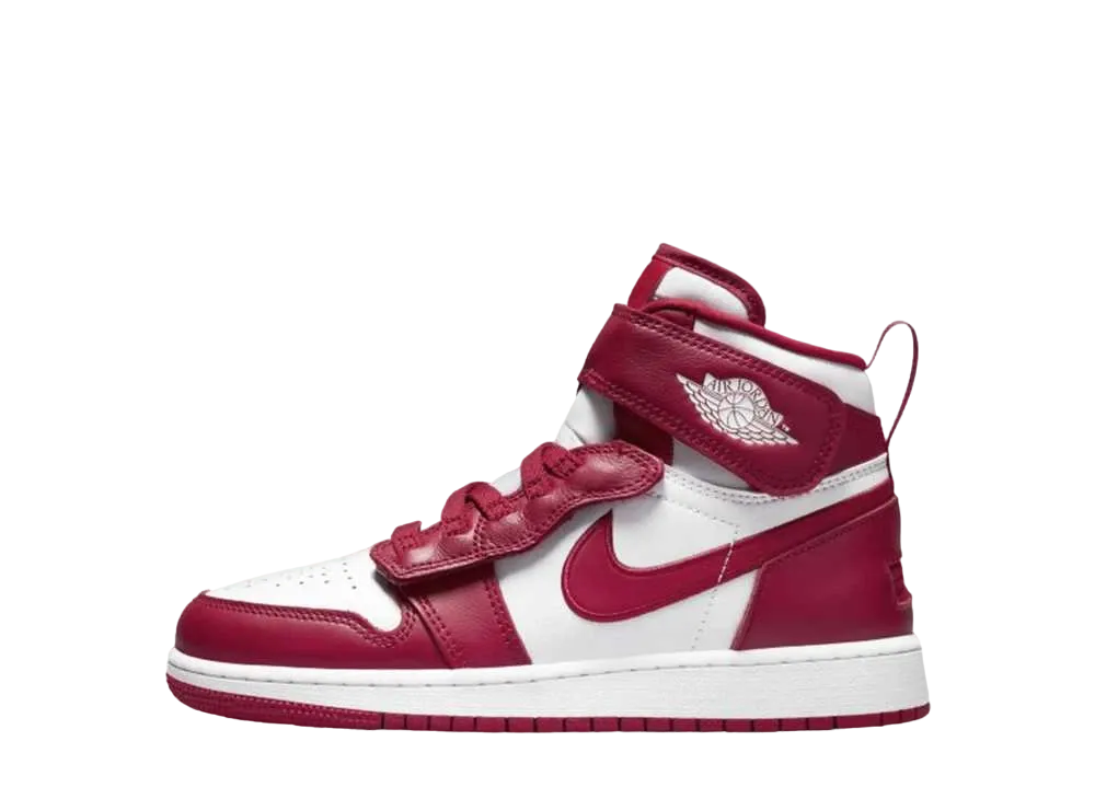 ナイキ GS エアジョーダン 1 フライイーズ "ホワイト/レッド"