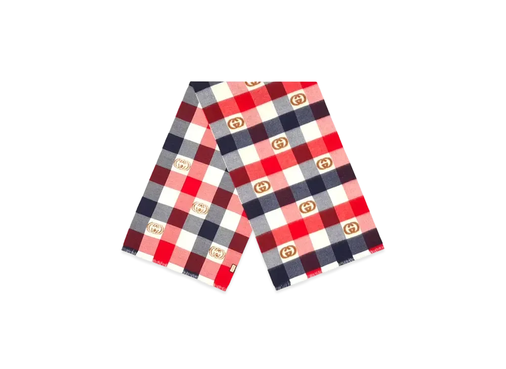 グッチ GUCCI インターロッキングG タータンチェック ‎662405