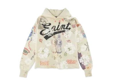 SAINT Mxxxxxx 22SS HOODIE GRAFFITTI "Grey"