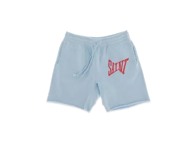 SAINT Mxxxxxx 22SS SWEAT SHORTS LOGO "Sax Blue"