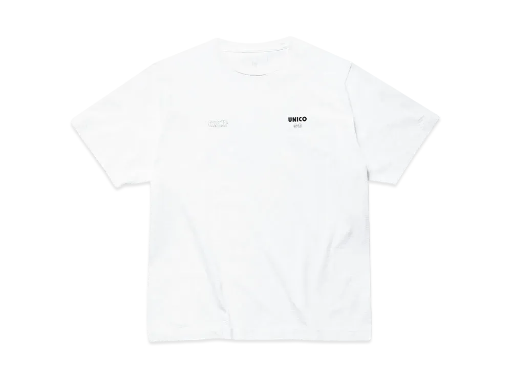 FRAGMENT x uniform experiment UNICO / WIDE TEE (BACK UNICO) "White"