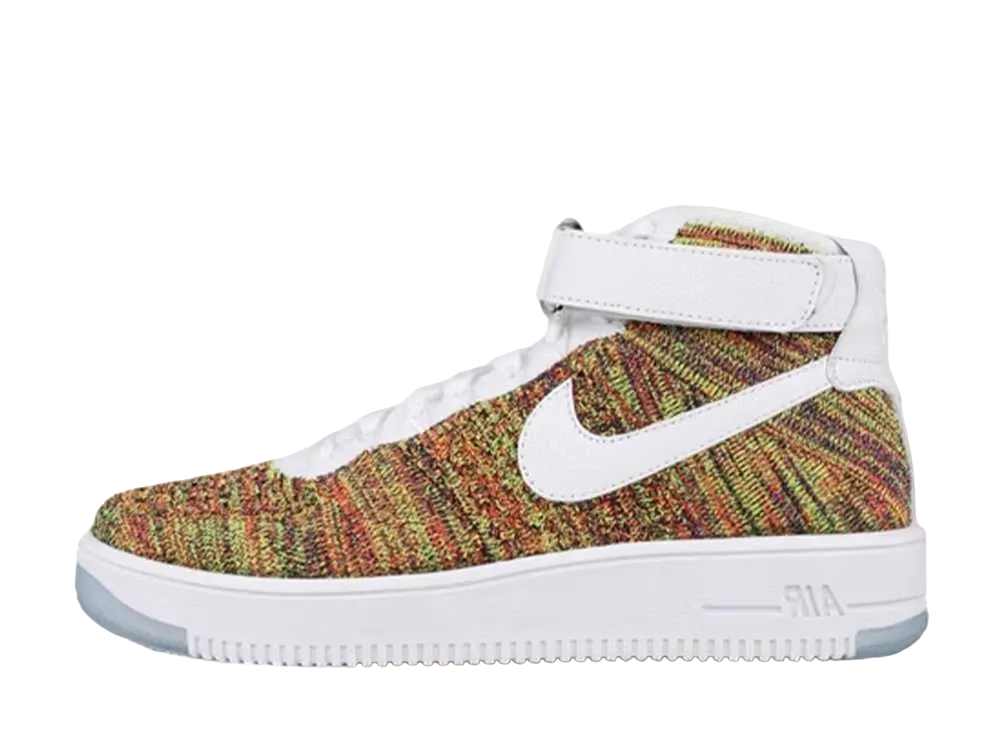 Nike Air Force 1 Mid Flyknit "Multi Color/White"