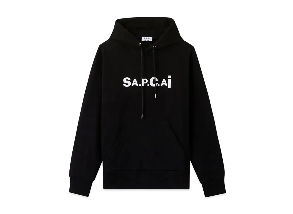 sacai x A.P.C. HOODIE TAIYO "Black"