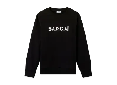 sacai x A.P.C. SWEAT TANI "Black"