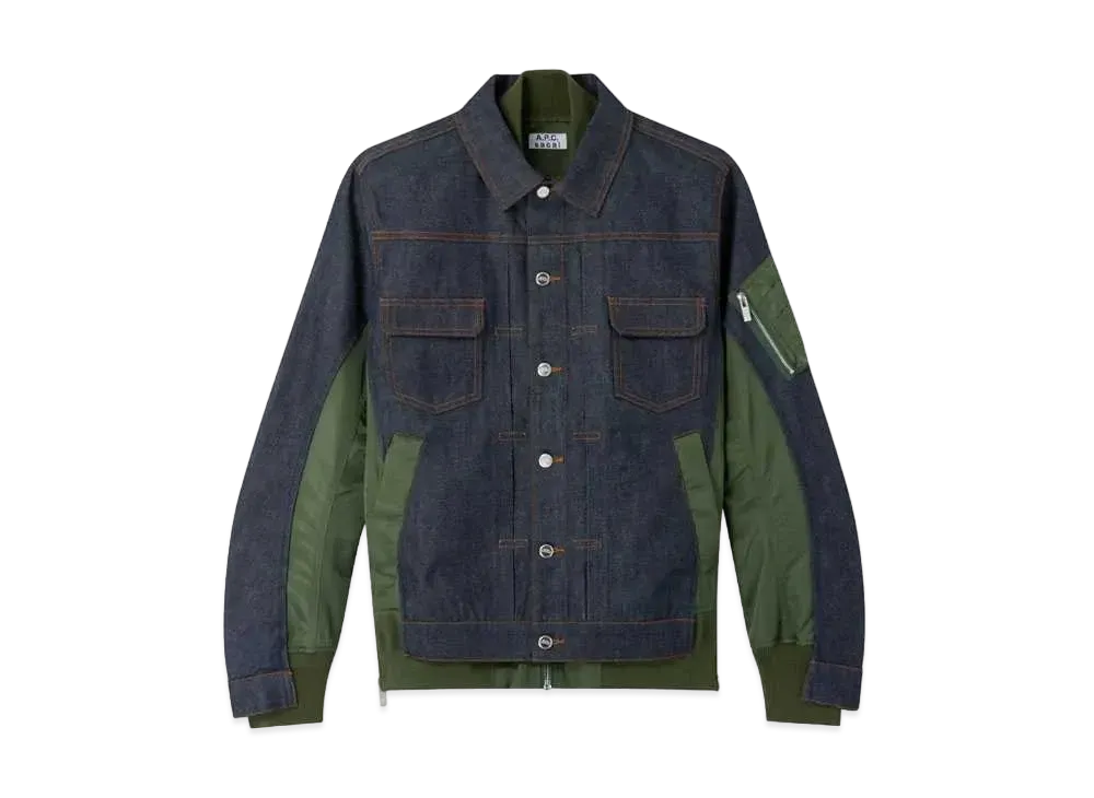 sacai x A.P.C. BLOUSON EIMI "Khaki"