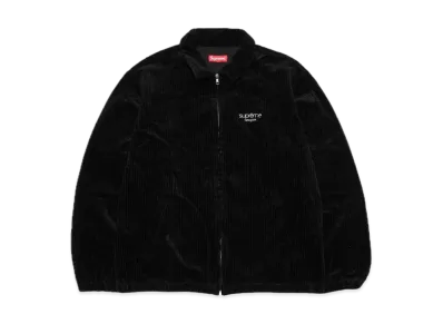Supreme Wide Wale Corduroy Harrington Jacket "Black"