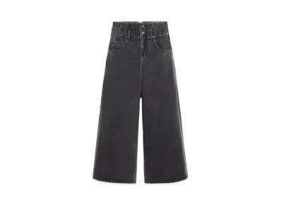 CELINE High Waist Jumbo Jeans "Charcoal Wash Denim"