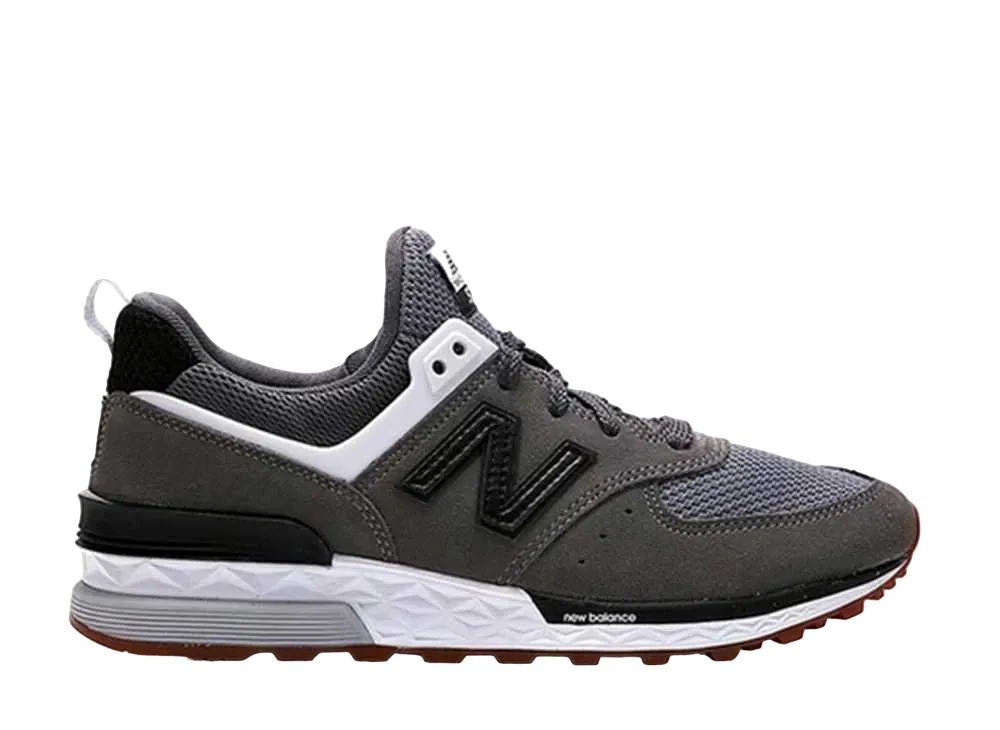 ニューバランス 574 スポーツ "グレー/ブラック/ガム"