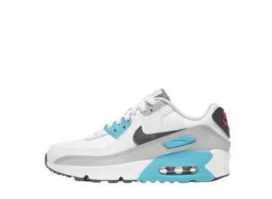 Nike GS Air Max 90 Leather "White/Chlorine Blue"