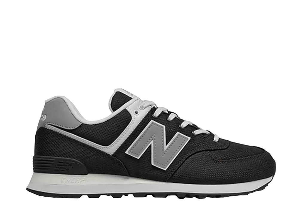 ニューバランス 574 "サマー メッシュ ブラック グレー"