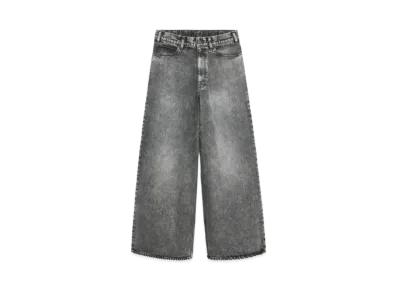 CELINE Low Rise Elephant Jeans "Salt & Pepper Wash Denim"