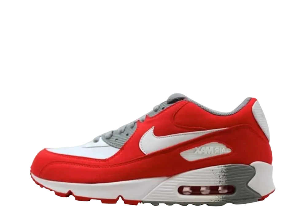 ナイキ ウィメンズ エアマックス90 "ホワイト/チャレンジレッド/ミディアムグレー"
