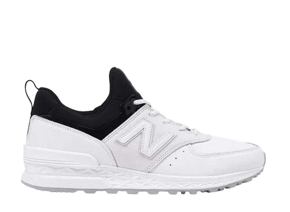 エヌハリウッド × ニューバランス 574 スポーツ "ホワイト/ブラック"