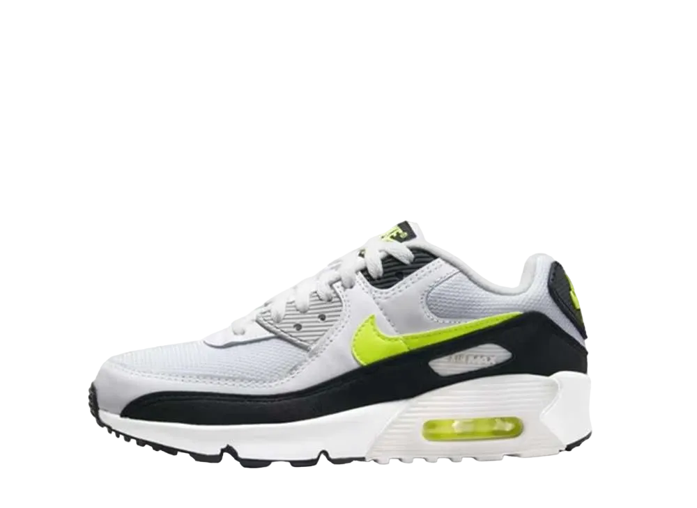 ナイキ GS エアマックス90 "ホワイト/ホットライム"