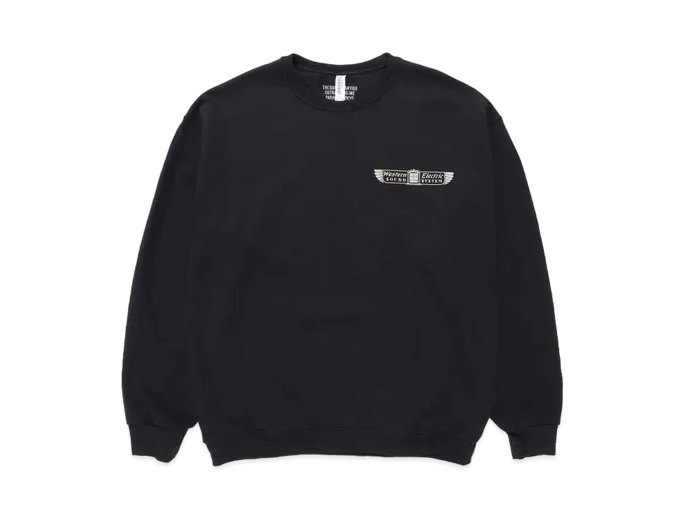 WACKO MARIA SWEAT SHIRT "Black/White"