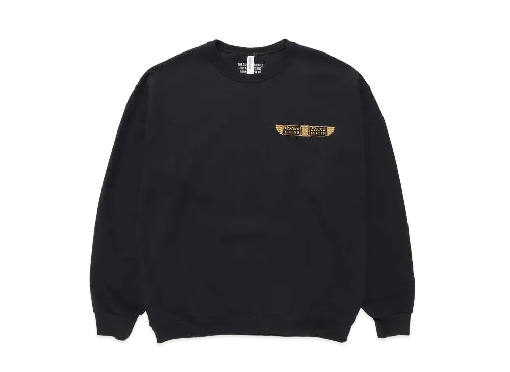 WACKO MARIA SWEAT SHIRT "Black/Yellow"
