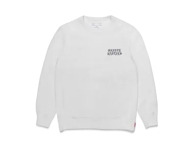 WACKO MARIA GP-C0001-BLANKLINE-BOB-NICETIME- / HEAVY WEIGHT CREW NECK SWEAT SHIRT"White"