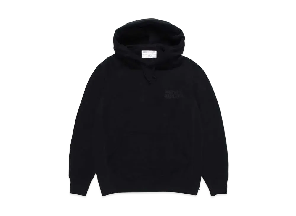 WACKO MARIA GP-H0001-BLANKLINE-BOB-NICETIME- / HEAVY WEIGHT PULLOVER HOODED SWEAT SHIRT "Black"