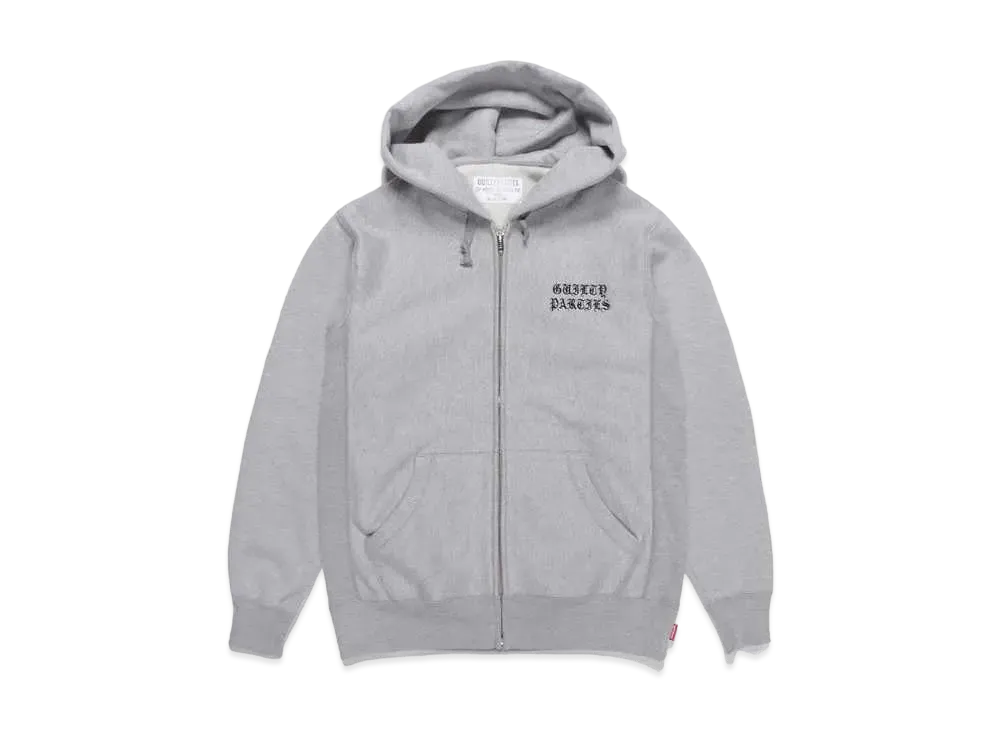 WACKO MARIA GP-Z0001-BLANKLINE-BOB-NICETIME- / HEAVY WEIGHT FULL ZIP HOODED SWEAT SHIRT "Gray"