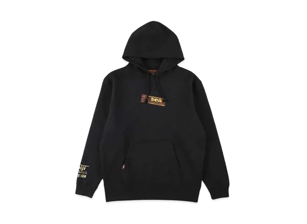 WIND AND SEA x meiji Hoodie "BlaBlack Chocolateck"