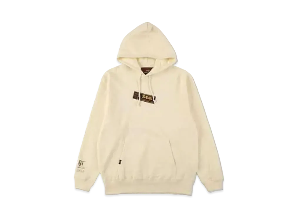 WIND AND SEA x meiji Hoodie "White Chocolate"