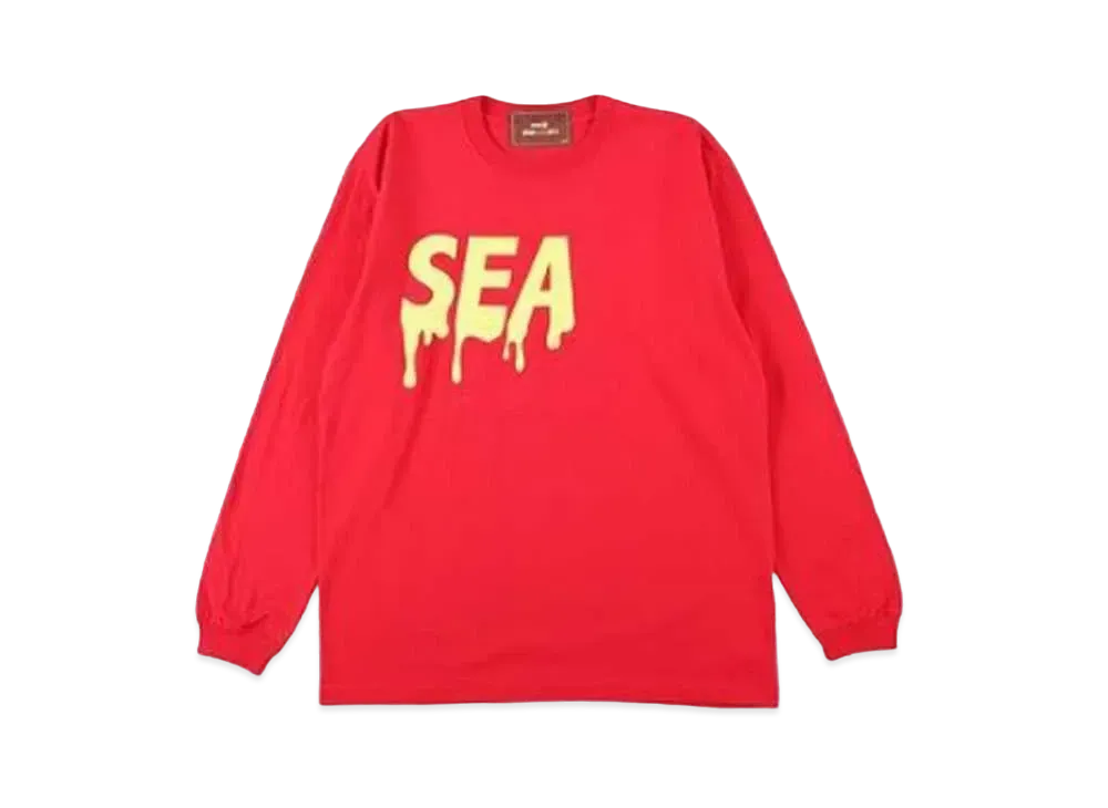 WIND AND SEA x meiji (SEA) L/S T-shirt "Hi Milk Chocolate"
