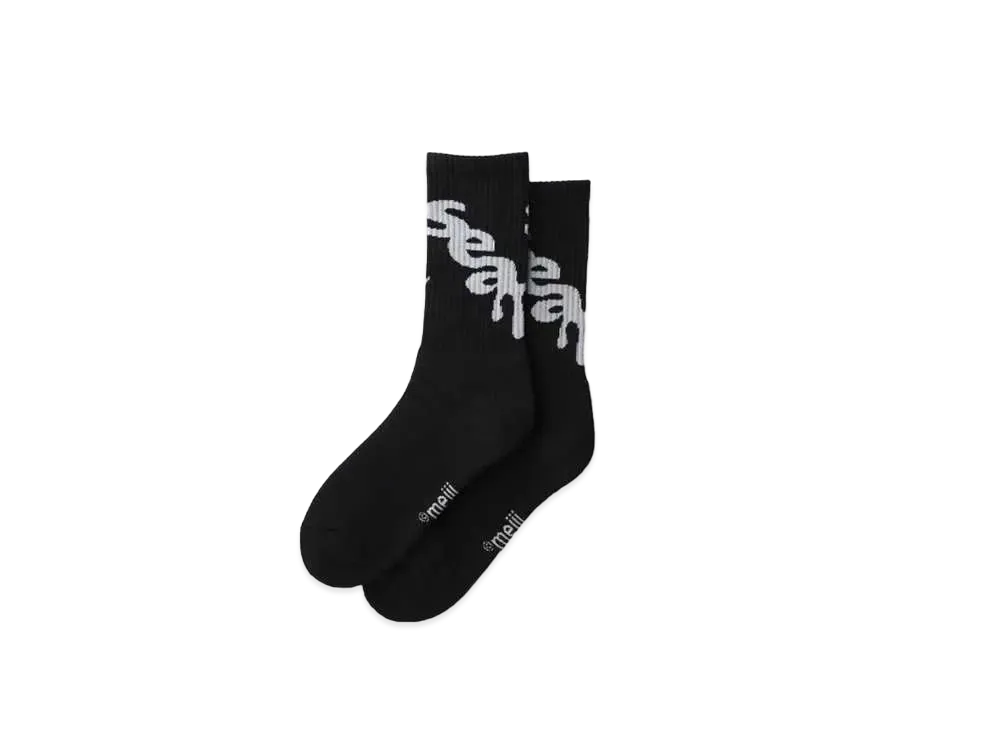 WIND AND SEA x meiji (sea) Sox "Black Chocolate"