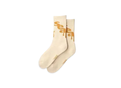 WIND AND SEA x meiji (sea) Sox "White Chocolate"