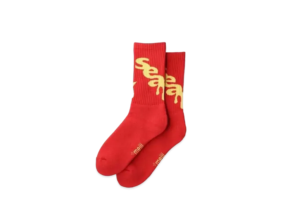 WIND AND SEA x meiji (sea) Sox "Hi Milk Chocolate"