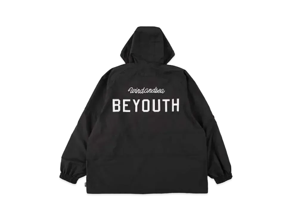 WIND AND SEA BYT (SEA-03) Anorak Nylon Parka "Black"