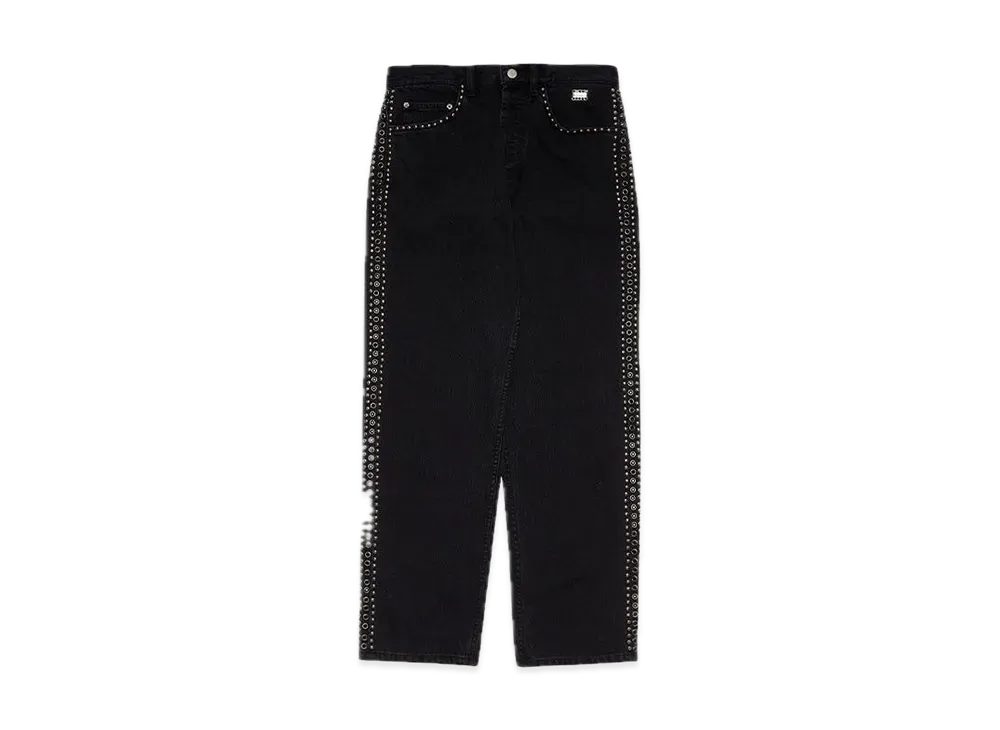 Supreme / B.B.Simon Studded Regular Jean "Black"