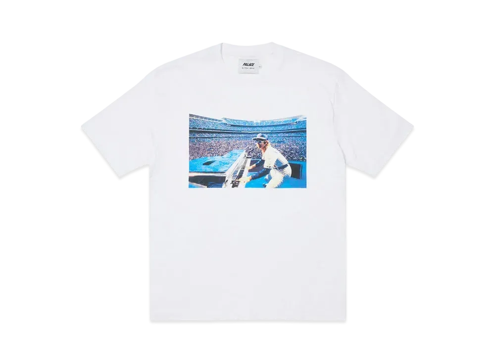 PALACE ELTON JOHN P-IANO T-SHIRT "White"