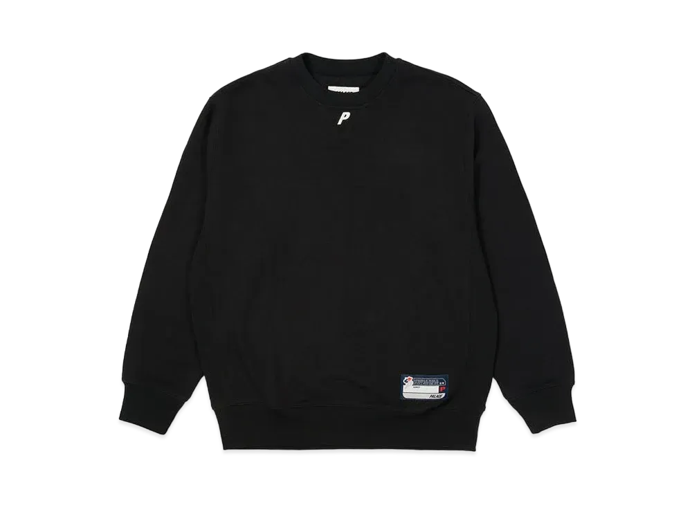 PALACE P NECK CREW "Black"