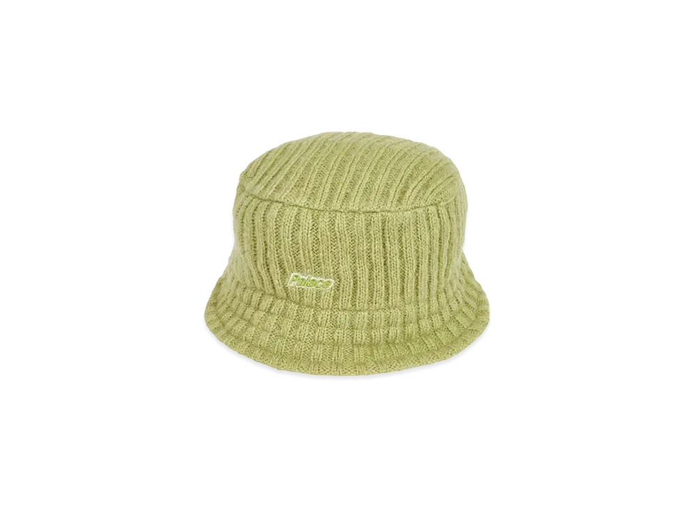 PALACE KNITTED BUCKET HAT "Green"