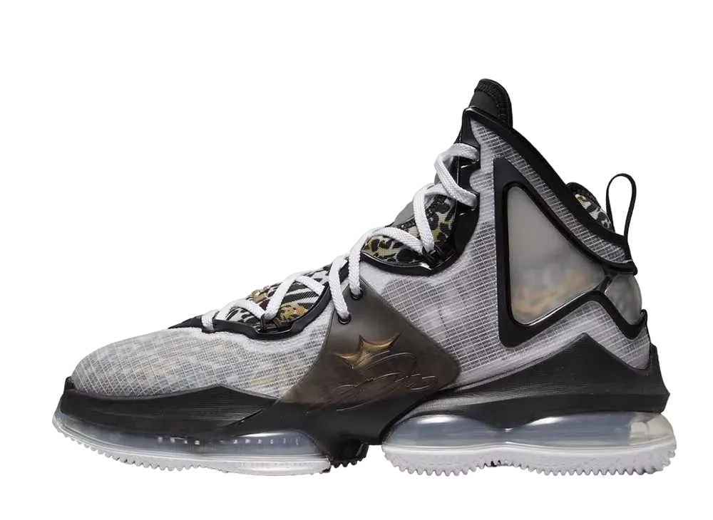 Nike Lebron 19 "White/Black/Mettalic Gold"