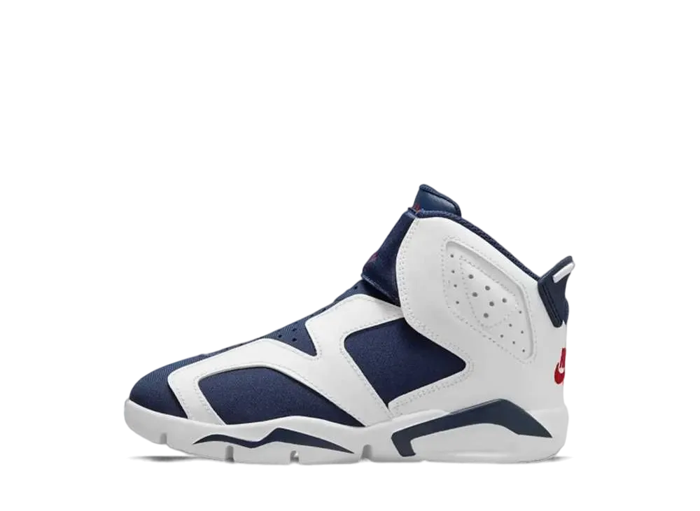 Nike PS Air Jordan 6 Retro Little Flex "White/Gym Red/Midnight Navy"